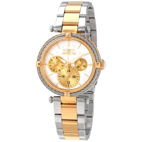 Invicta bolt 3 hand white dial ladies watch Invicta Women main image 4