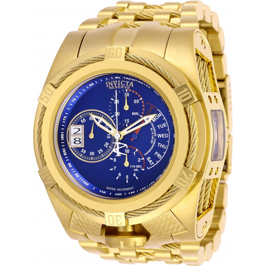 Invicta Bolt Zeus Tria Chronograph Quartz Blue Dial Men's