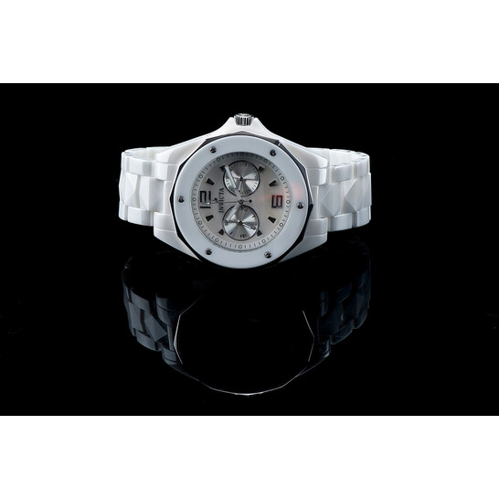 Invicta Ceramic Collection Mother of Pearl Dial Men's Watch 0293