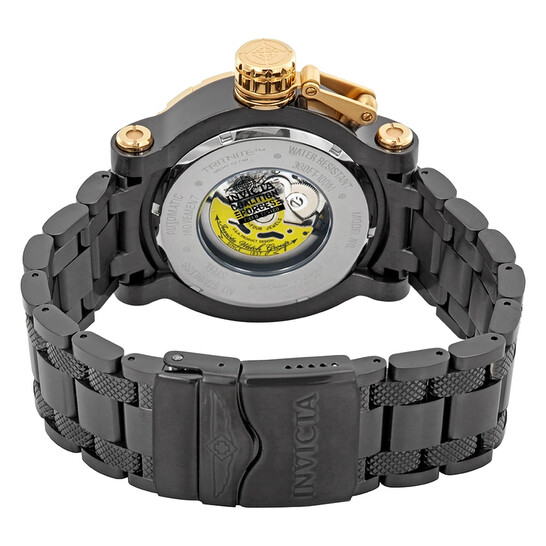 Invicta Coalition Forces Dragon Automatic Crystal Gold Dial Men's Watch  26513