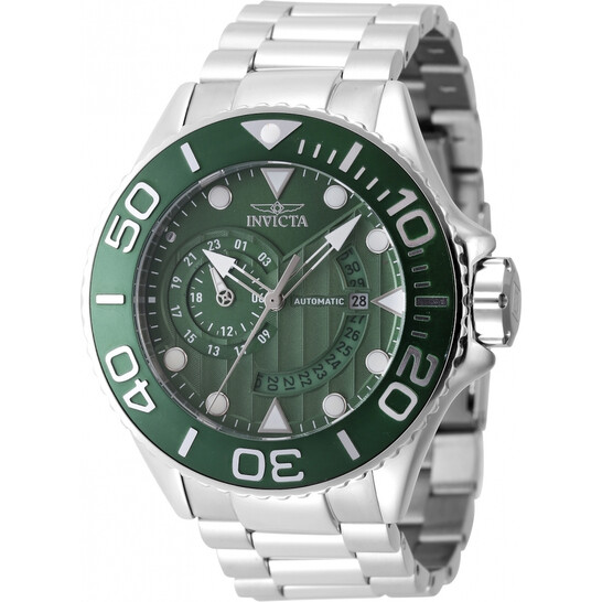 Invicta Grand Diver GMT Automatic Dark Green Dial Men's Watch 47542