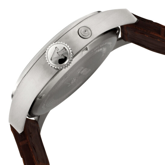 Invicta I Force Multi-Function Silver Dial Brown Leather Men's Watch 0765 - 546x546 Image #5