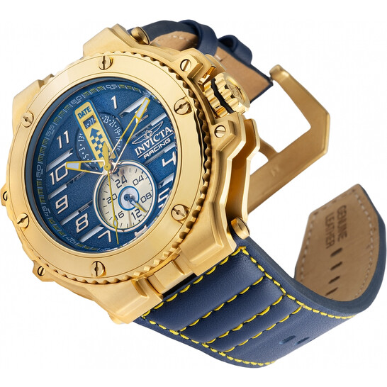 Invicta Invicta Racing Downforce GMT Quartz Blue Dial Men's Invicta Invicta Racing Downforce GMT Quartz Blue Dial Men's