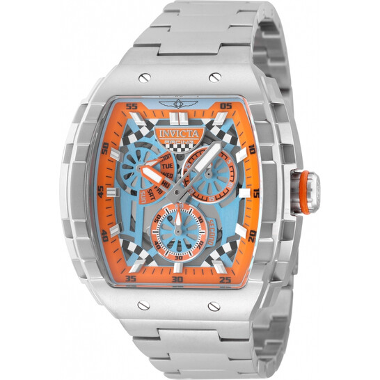 Invicta Invicta Racing Light Blue and Orange Dial Men's Watch 49220 ...