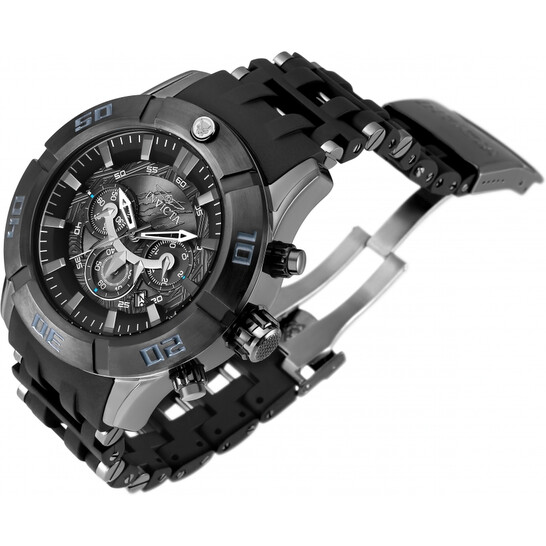 Invicta Marvel Black Panther Chronograph Quartz Black Dial Men's