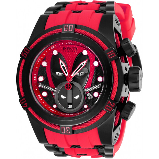 Invicta Marvel Deadpool Chronograph Automatic Men display picture 1
