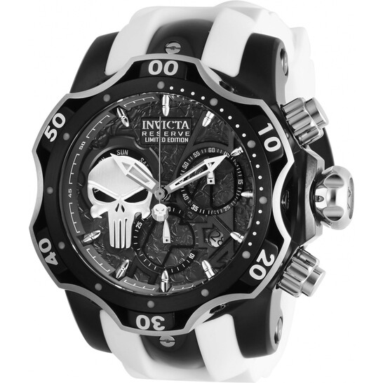 Invicta Marvel Punisher Chronograph Black Dial Men's Watch 27042