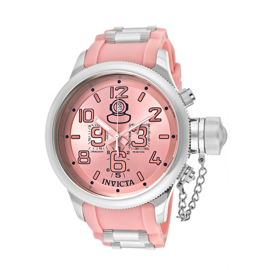 Invicta Men's Russian Diver Qtz Pink Dial Men's Watch 1351