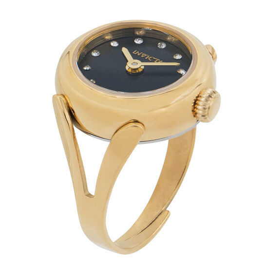 Invicta Mini Angel Women\'s Ring Watch - 19mm, Gold 49577_catalogshot.jpg main image 3