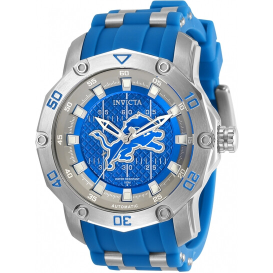 Invicta NFL Detroit Lions Automatic Blue Dial Men's Watch 32018