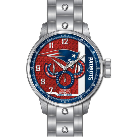Invicta NFL New England Patriots GMT Quartz Men's Watch 45131