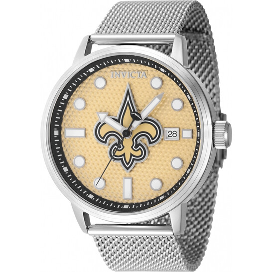 Invicta Nfl New Orleans Saints Quartz Men's Watch 47981