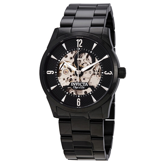 Invicta Objet D Art Automatic Black Dial Men's Watch 27585
