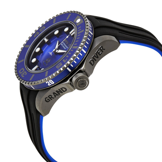 Invicta Pro Diver Automatic Blue Dial Black and Blue Polyurethane