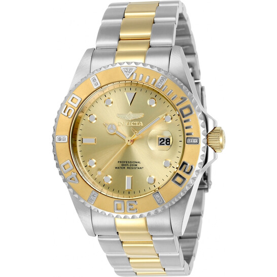 Invicta Pro Diver Champagne Dial Men's Watch 23478
