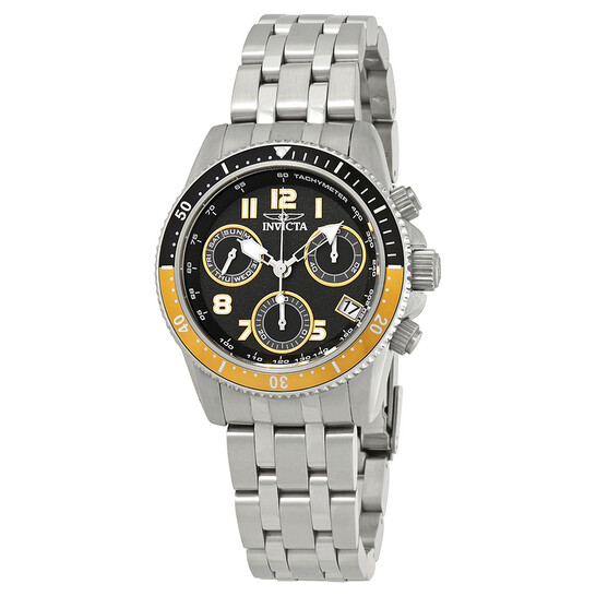 Invicta Pro Diver Chronograph Black Dial Ladies Watch 24636