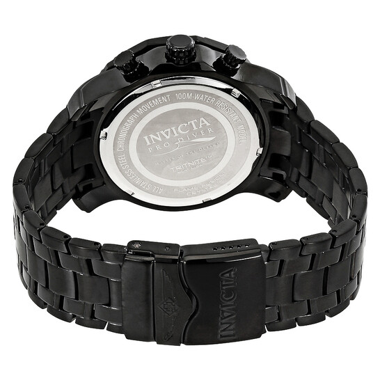 Invicta Pro Diver Chronograph Black Dial Men's Watch 22763 - 546x546 Image #3