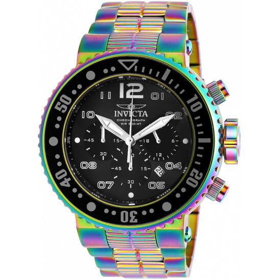 Invicta Pro Diver Chronograph Black Dial Men display picture 1