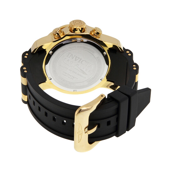 Invicta Pro Diver Chronograph Blue Dial Black Polyurethane Men's Watch 17882