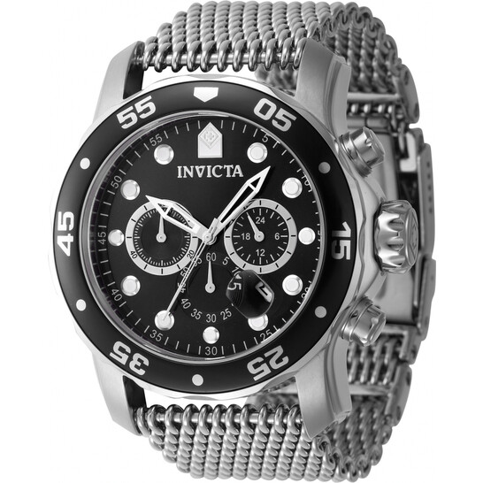 【新品】INVICTA Pro Diver オニキスブラック クロノグラフ時計 新品】INVICTA Pro Diver オニキスブラック クロノグラフ時計