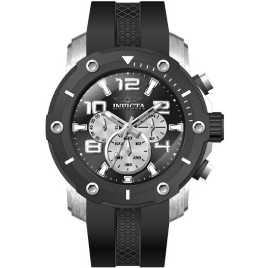 Invicta Pro Diver Chronograph GMT Quartz Black Dial Men's Watch