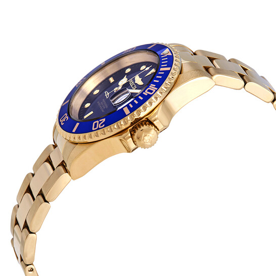 Invicta Pro Diver Gold-tone Blue Dial 40 mm Men's Watch 26974 Invicta Pro Diver Gold-tone Blue Dial 40 mm Men's Watch 26974 - 546x546 Image #2