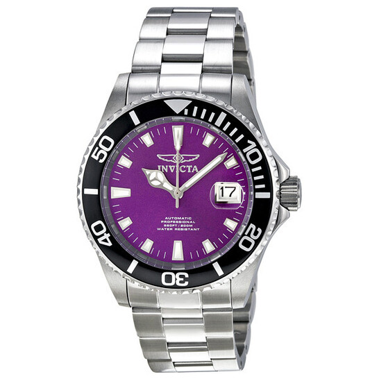 【新品未使用】INVICTA　インビクタ　腕時計　紫　パープル　箱付き インビクタ INVICTA 腕時計 メンズ パープル 新品 クォーツ 電池式