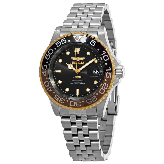 Invicta Pro Diver Quartz Black Dial Coke Bezel Men's Watch 34103