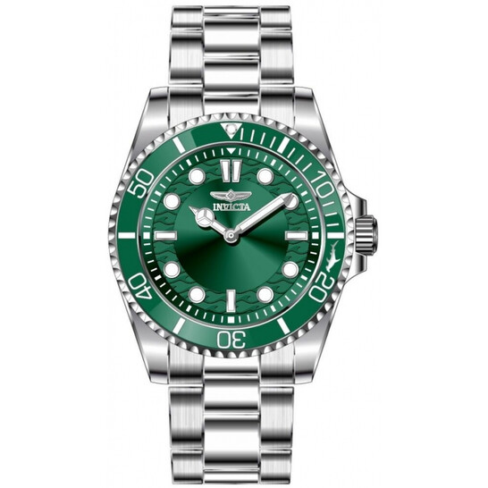 Invicta Pro Diver Quartz Green Dial Men display picture 3