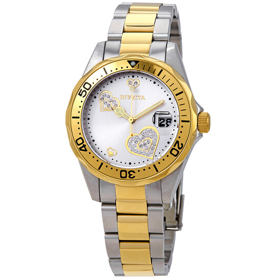 Invicta Pro Diver Silver Two Tone Ladies Watch Invicta | Accessories | Invicta Pro Diver Silver Two Tone  main image 2