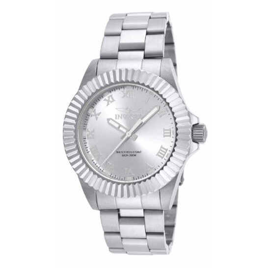 Invicta Pro Diver Silver Dial Stainless Steel Men's Watch