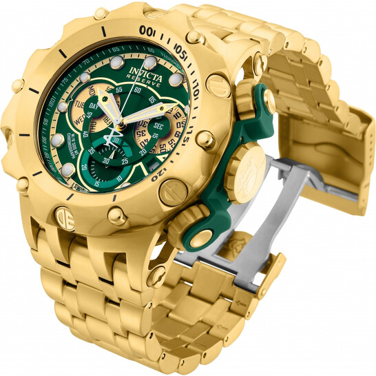 Invicta Reserve Venom Chronograph Quartz Green Dial Men's Watch 27793