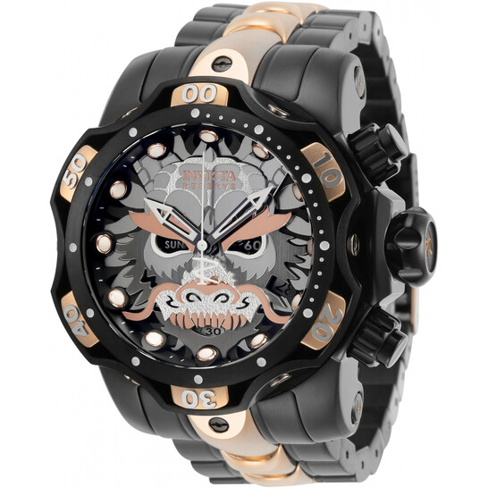 Gold Invicta Venom Watch Invicta Reserve Samurai Dragon