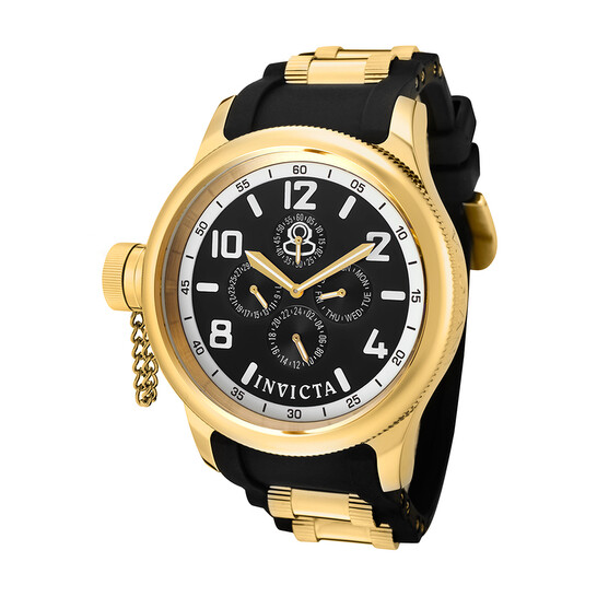 Invicta Russian Diver Black Dial Men's Watch 1801 843836018012