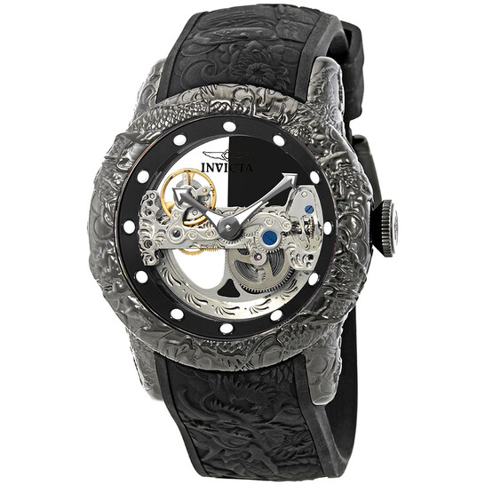 Invicta S1 Rally Dragon Ghost Automatic Black Dial Men's Watch 26286