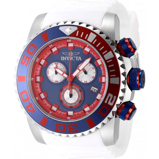 Invicta Sea Hunter Chronograph GMT Quartz Blue Dial Men's Watch 48989 ...