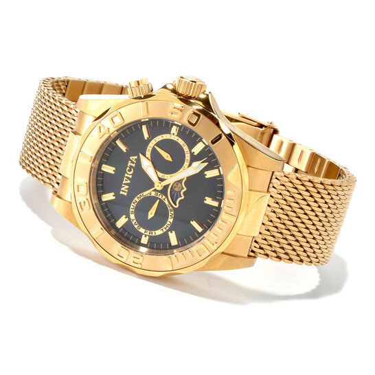 Invicta Sea Wizard Mesh Bracelet Men display picture 3