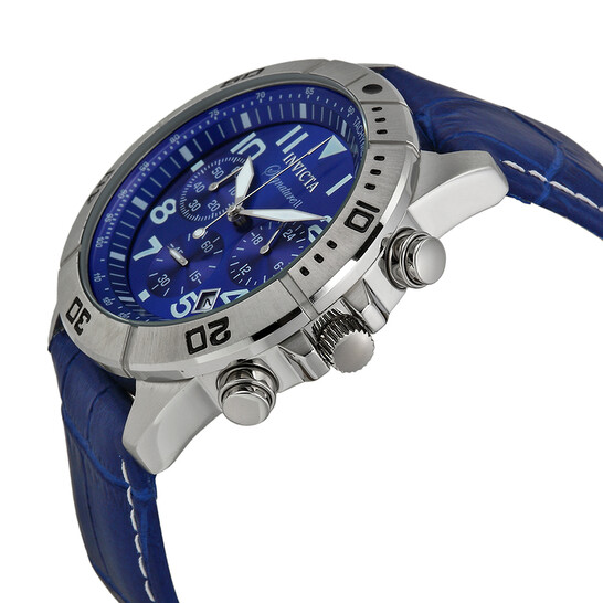 Invicta Signature 2 Blue Men\'s Watch Invicta Signature II Blue Dial GMT Gold Ion-plated Men main image 2