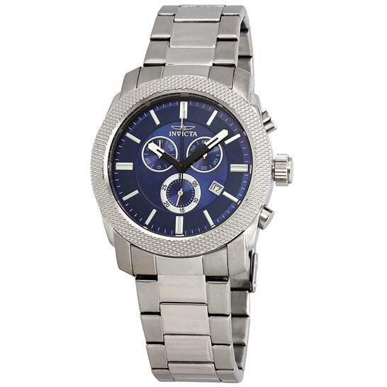 くりゅめろ Invicta Specialty Chronograph Blue Dial Men's Watch 17742