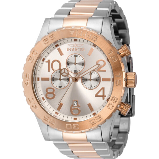 Invicta Specialty Chronograph Quartz Silver Dial Men display picture 1