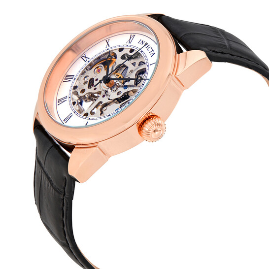 Invicta Specialty Mechanical Silver Skeleton Dial Men