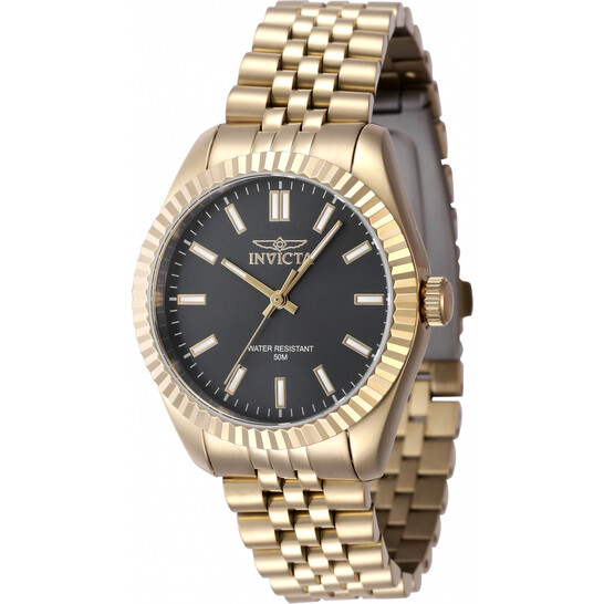 Invicta Women Black and Gold Watch Invicta women main image 2