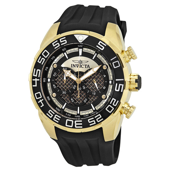 Invicta Speedway Chronograph Black Dial Men's Watch 26301 - 546x546