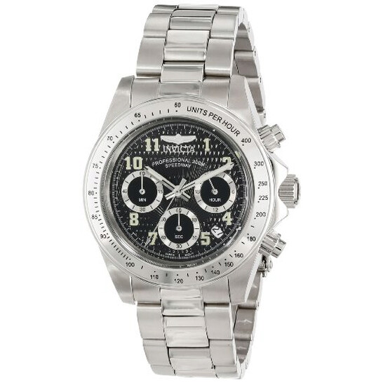 Invicta Speedway Chronograph Black Dial Men's Watch 17025 - 546x546
