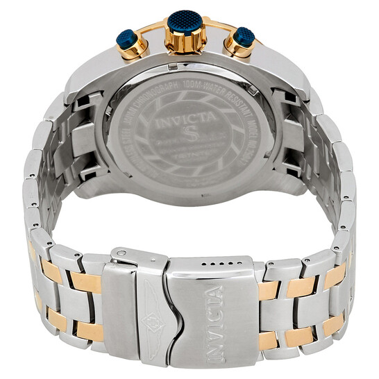 Invicta Speedway Chronograph Blue Dial Two-tone Men's Watch