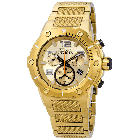 Invicta Speedway Chronograph Champagne Dial Gold Ion-plated Men's Watch 19529 Invicta Speedway Chronograph Champagne Dial Gold Ion-plated Men's Watch 19529 - 546x546
