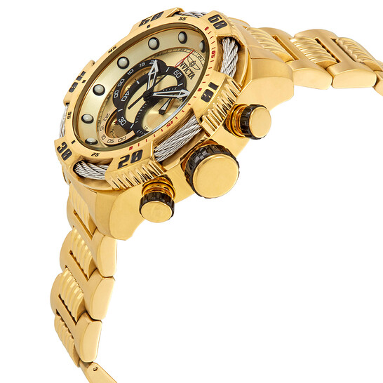 Invicta Speedway Chronograph Gold Dial Men's Watch 25482