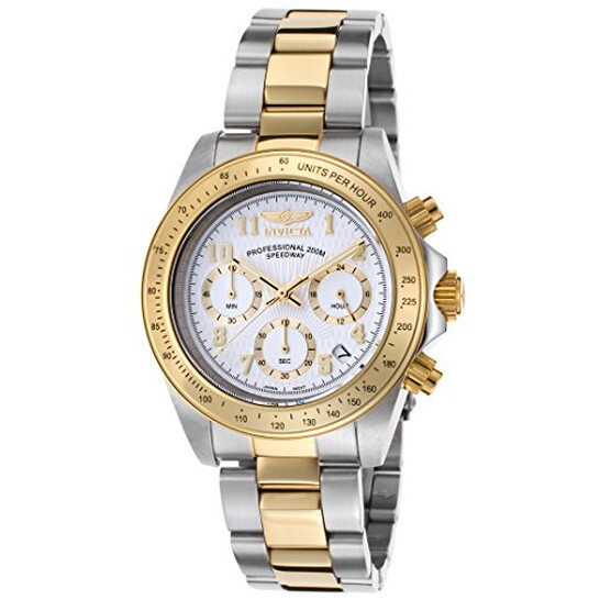 Invicta Speedway Chronograph White Dial Two-tone Men's Watch Invicta Speedway Chronograph White Dial Two-tone Men's Watch - 546x546