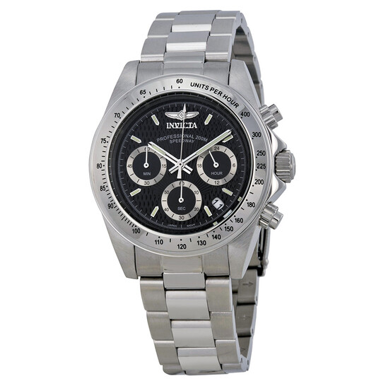 Invicta Speedway Chronograph Black Dial Men's Watch 9223