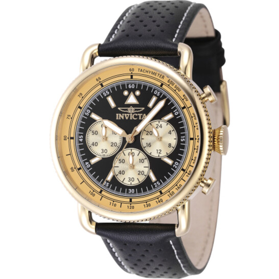 Invicta Speedway Invicta Watch Black Leather Band INVICTA 24210